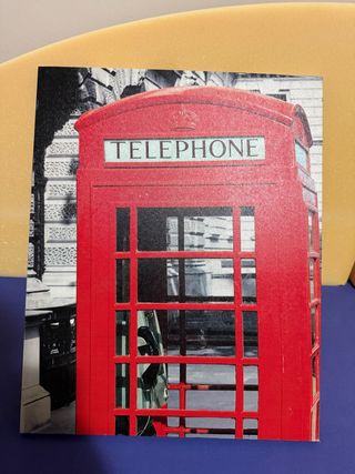 Cabina Telefonica Londinese – Stampa su tela 40×30