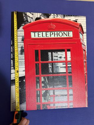 Cabina Telefonica Londinese – Stampa su tela 40×30