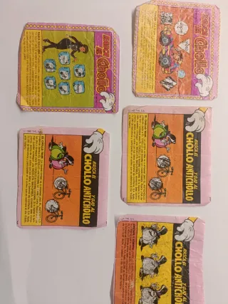 Cromos Chicle Chollo Antichollo (Lote)