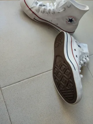 Converse Blancas Caña Alta