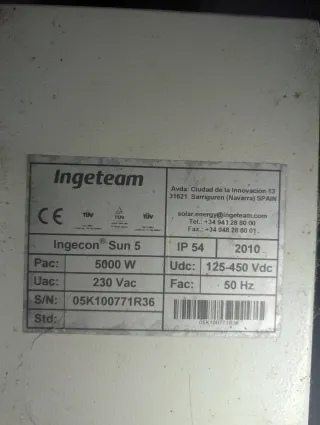 Transformador Ingecon Sun 5