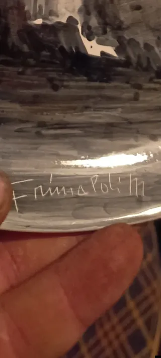 Piatti decorativi  dipinti a mano