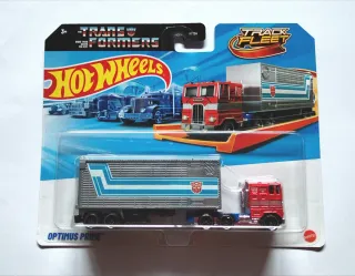 Hot Wheels Transformers Optimus Prime Track Fleet