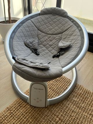 Mecedora bebé Hot Mom gris