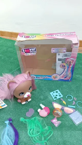Vip Pets Nyla Muñeca Pelo Rosa