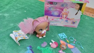 Vip Pets Nyla Muñeca Pelo Rosa