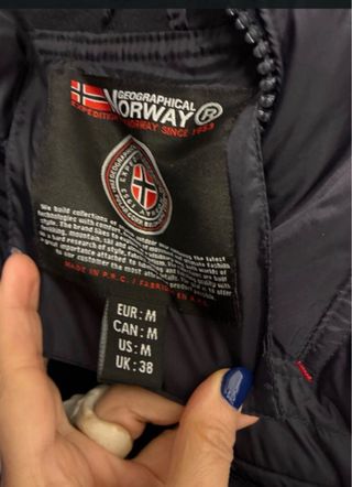 Chaqueta Geographical Norway Negra Talla M