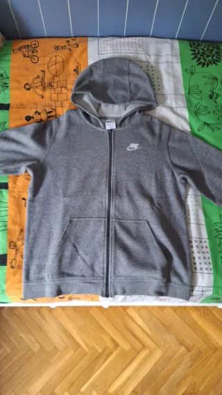 Sudadera Nike Gris Cremallera