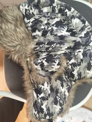 Gorro invierno camuflaje con orejeras