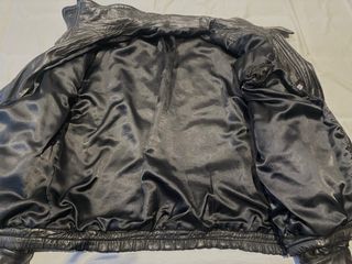 Chaqueta Vintage Piel Negra