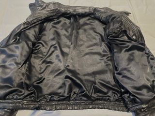 Chaqueta Vintage Piel Negra