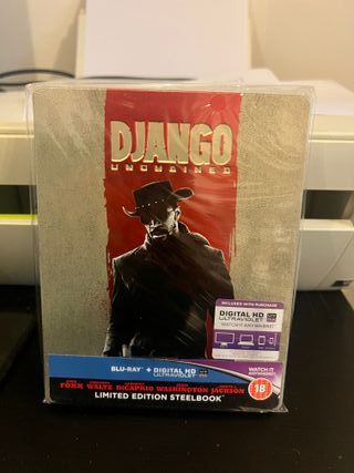 Django Unchained Steelbook Blu-ray Sigillato