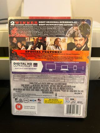 Django Unchained Steelbook Blu-ray Sigillato