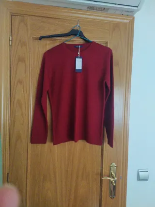 Jersey Burdeos Manga Larga.