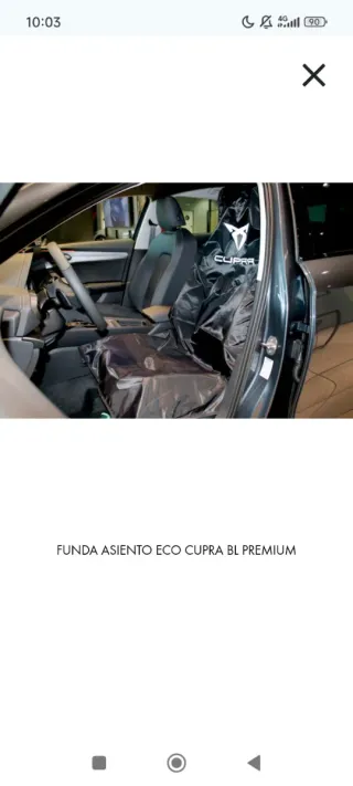 Funda Asiento Eco Cupra BL Premium