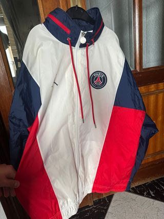 Chaqueta Jordan X PSG Roja Blanca Azul