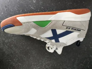 Zapatillas Munich Beige y Azul Adjunto factura