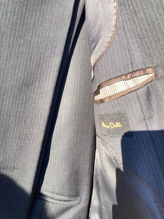 Traje Massimo Dutti Lana Virgen Gris