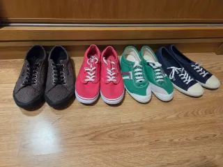 Lote 4 zapatillas mujer