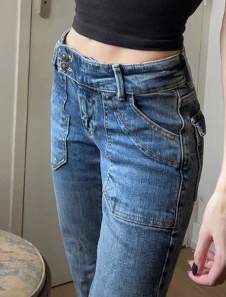 Jeans Subdued low waist downtown girl