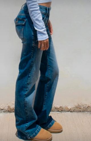 Jeans Subdued low waist downtown girl