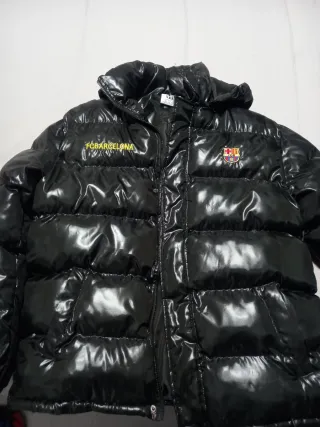 Chaqueta FC Barcelona Negra, Talla L