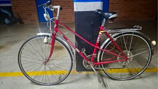 Bicicleta Gacela BH Roja vintage años 80