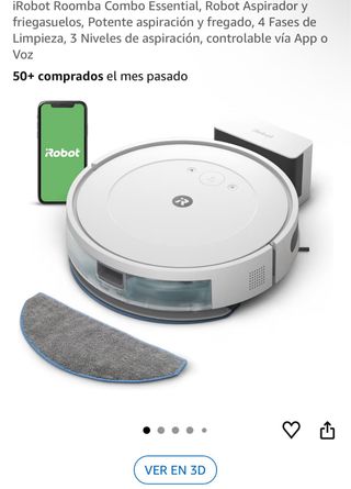 iRobot Roomba con friegasuelos.