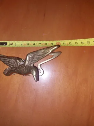 Bronce pinza clip   forma  pájaro vintage
