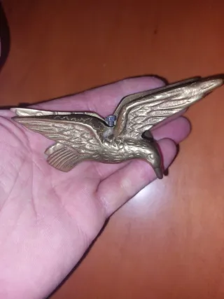 Bronce pinza clip   forma  pájaro vintage
