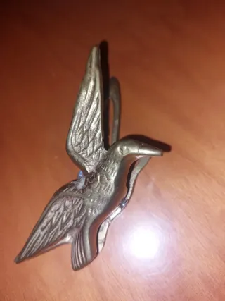 Bronce pinza clip   forma  pájaro vintage