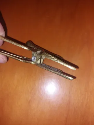 Bronce pinza clip   forma  pájaro vintage