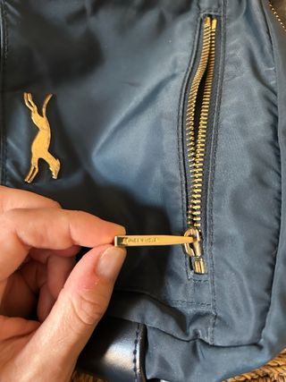 Bolso Bimba y Lola azul y dorado