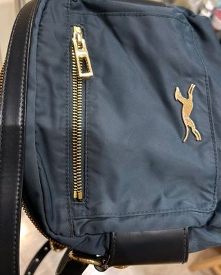 Bolso Bimba y Lola azul y dorado