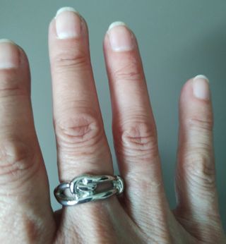 Collar, pendientes y anillo Adolfo Dominguez