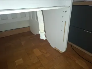 Cuna blanca Cool Dreams con colchón y kit colecho