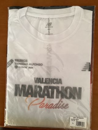 Camiseta New Balance Maratón Valencia 2025 Talla L