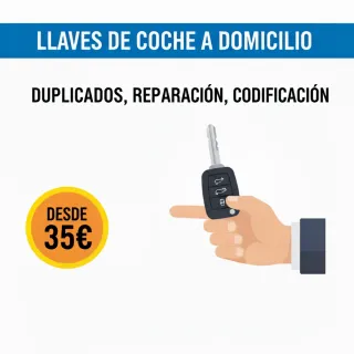 LLaves para coche a domicilio