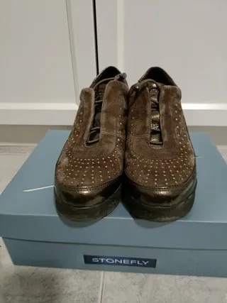 Sneakers Stonefly Donna Marroni