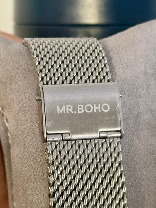 Reloj MR.BOHO Plata y Verde Esmeralda