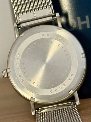 Reloj MR.BOHO Plata y Verde Esmeralda