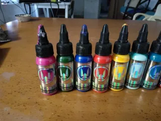 Lote Tintas Tatuaje Profesional