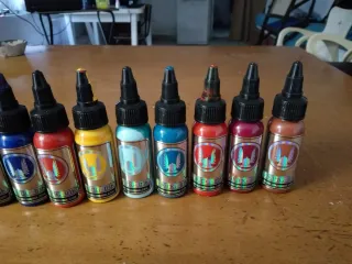 Lote Tintas Tatuaje Profesional