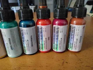 Lote Tintas Tatuaje Profesional