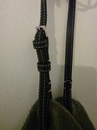 Bolso de Hombro Zara Gris