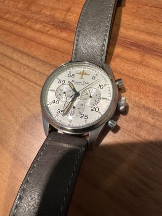 Reloj Massimo Dutti Cronógrafo Gris/Plata