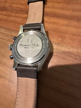 Reloj Massimo Dutti Cronógrafo Gris/Plata