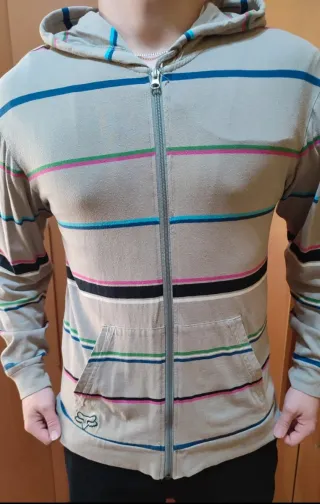 Sudadera-chaqueta Fox fina Talla S