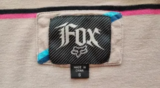 Sudadera-chaqueta Fox fina Talla S