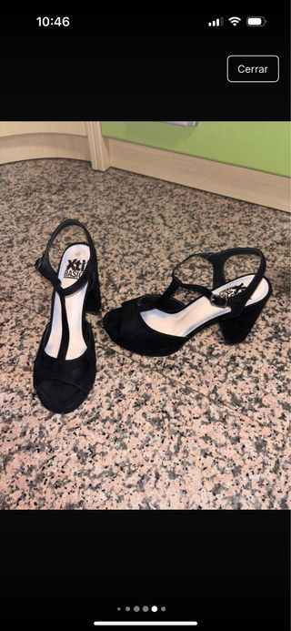 Tacones Xti Negro Talla 40